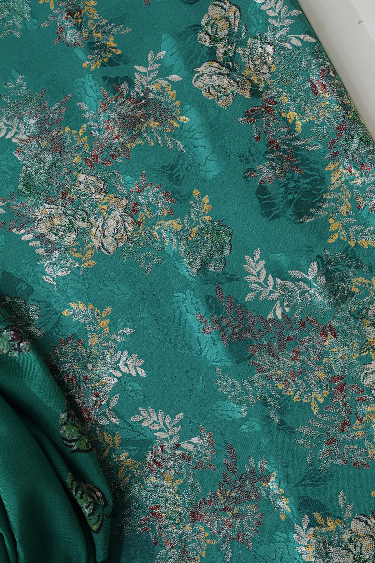 3Piece –  Printed China Patti Marina with Pashmina Shawl  SLK3P19