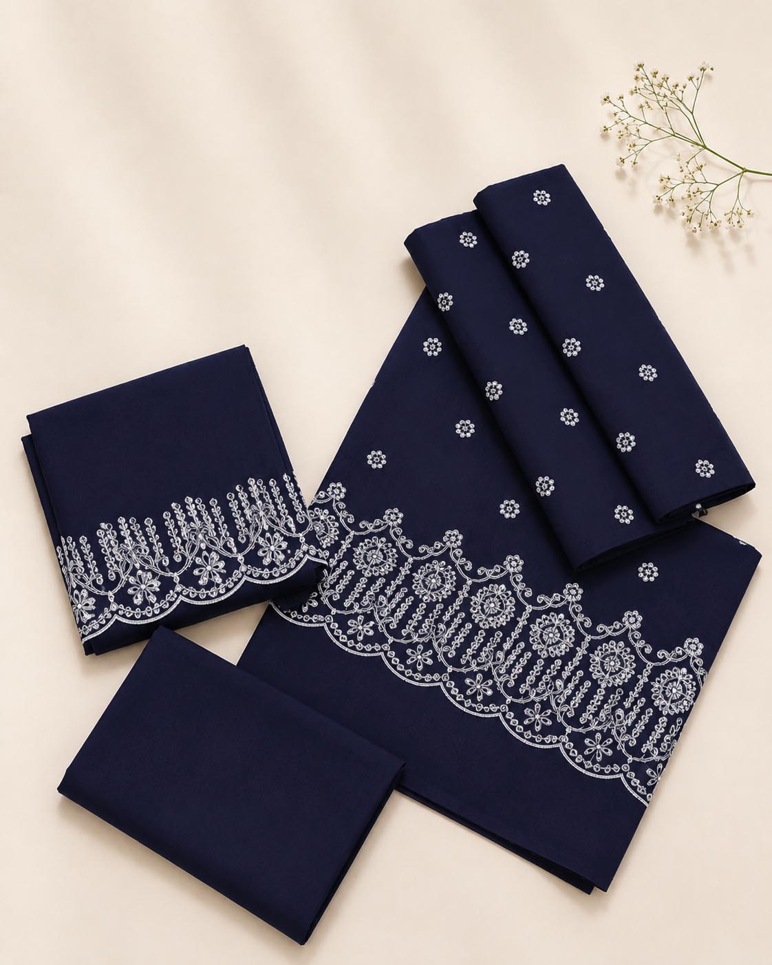 2PC- Embroidered Lawn Suit 2PWR01