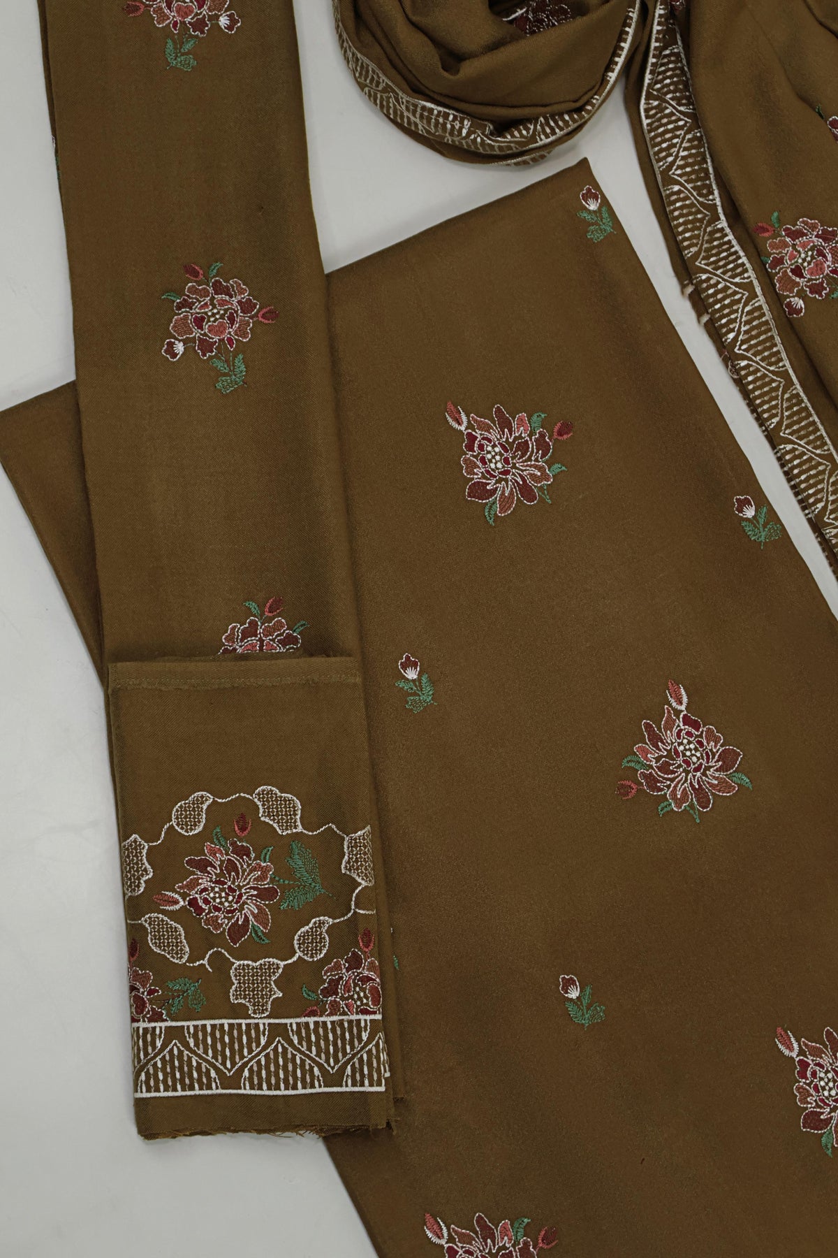 3Piece - Embroidered Pure Marina Suit WWRV1004