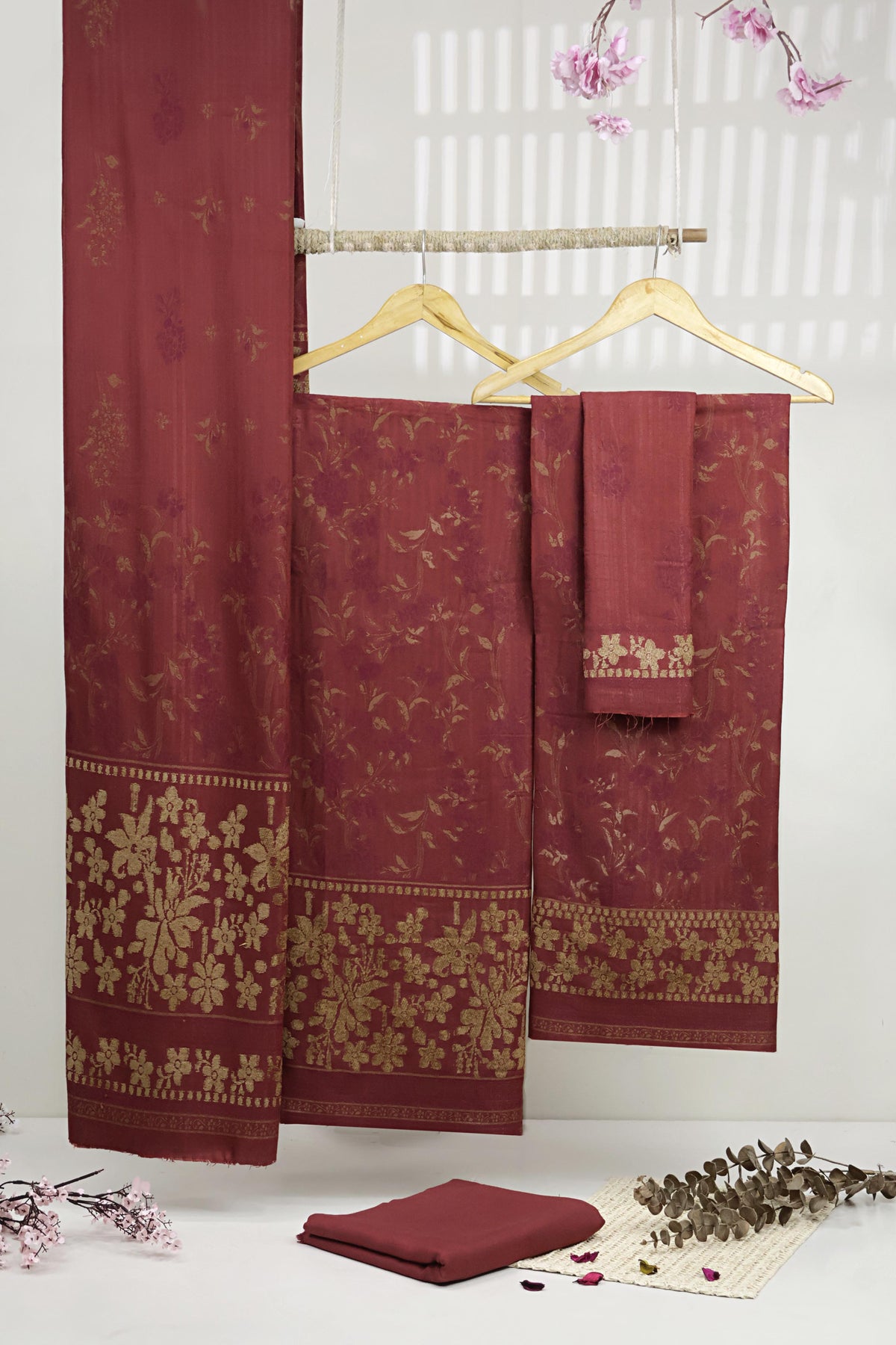 3Piece - Velvet Emboss Pure Marina Suit Razb52