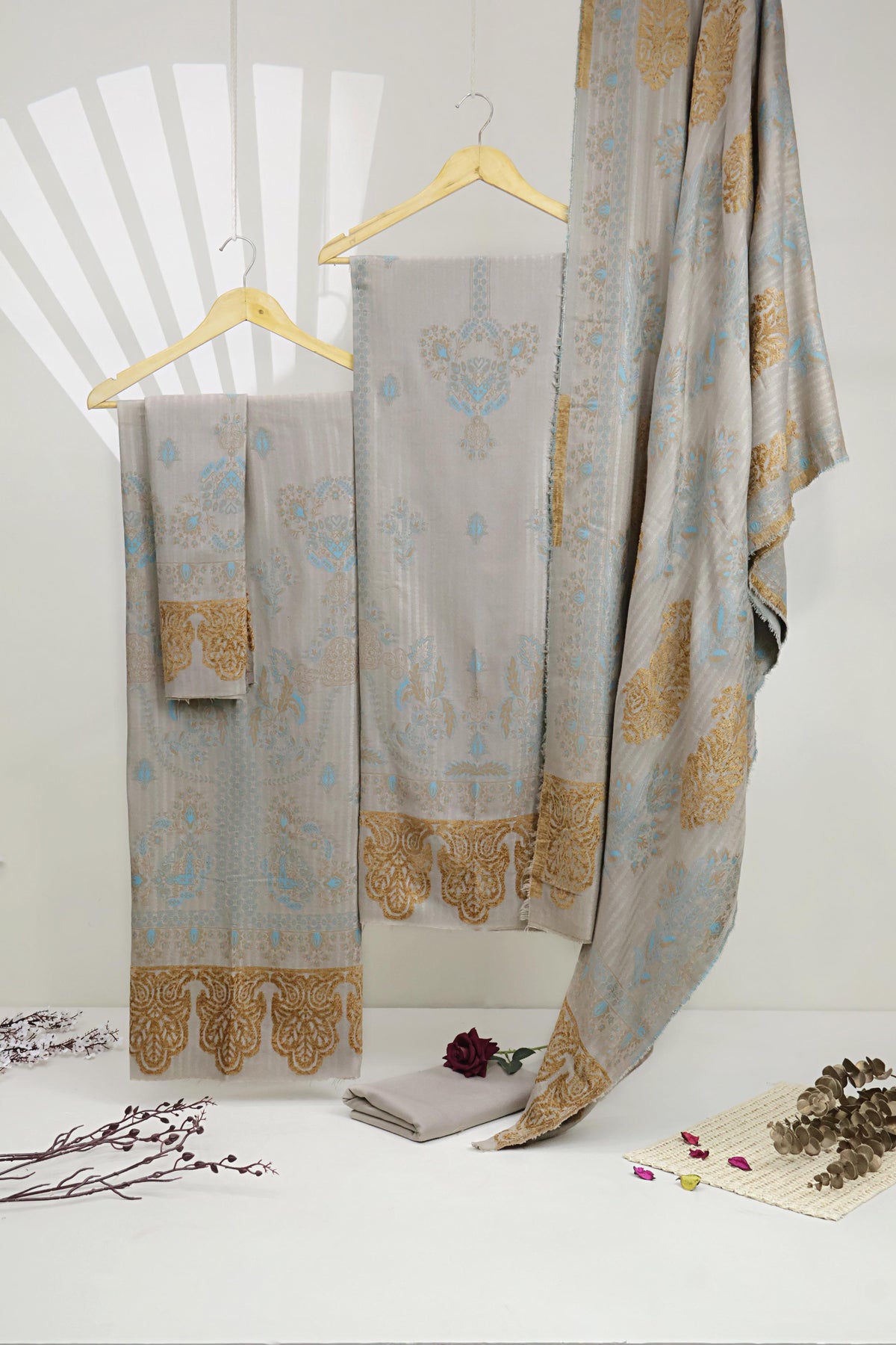 3Piece - Velvet Emboss Pure Marina Suit Razb38