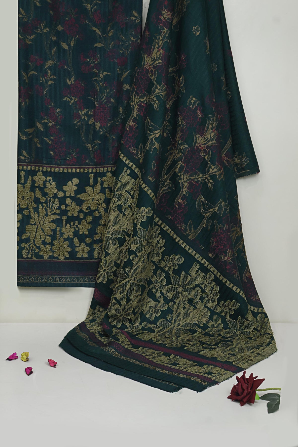 3Piece - Velvet Emboss Pure Marina Suit Razb42