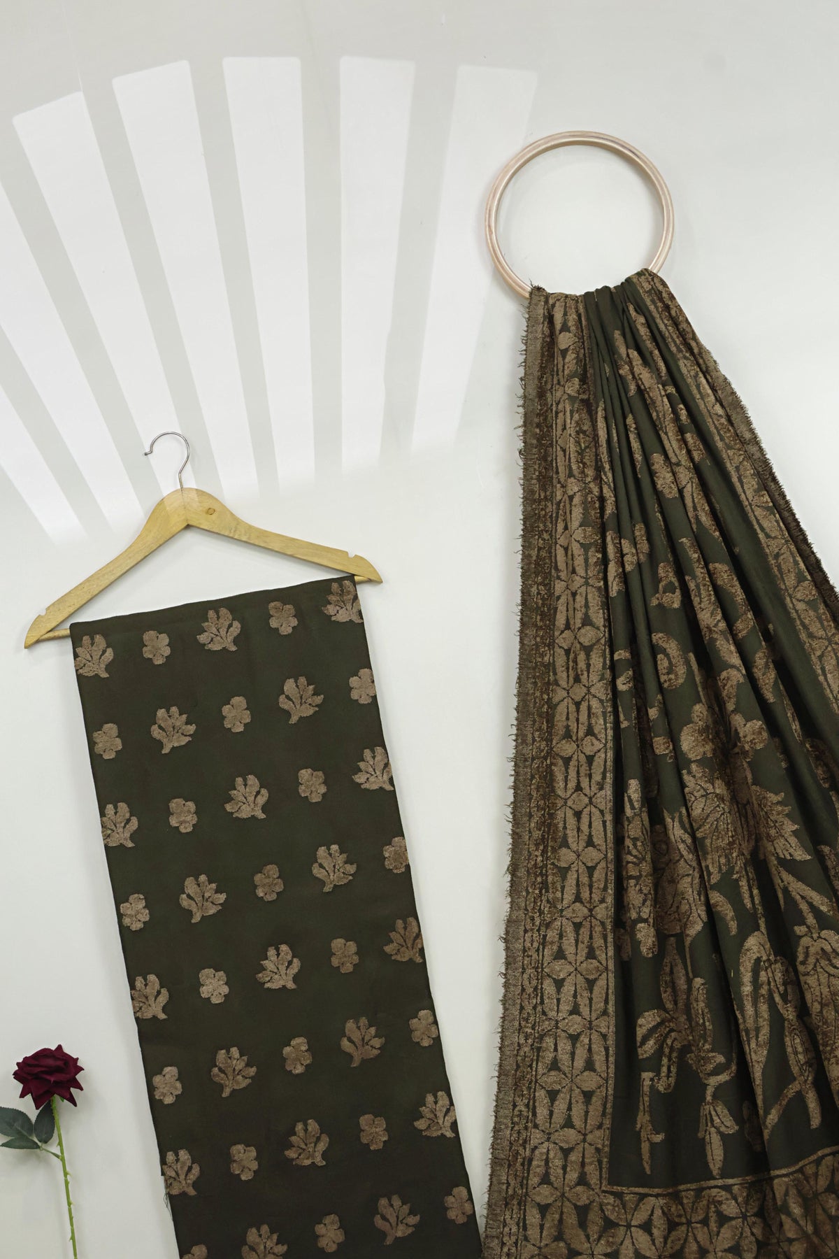 3Piece - Velvet Emboss Pure Marina Suit Razb37