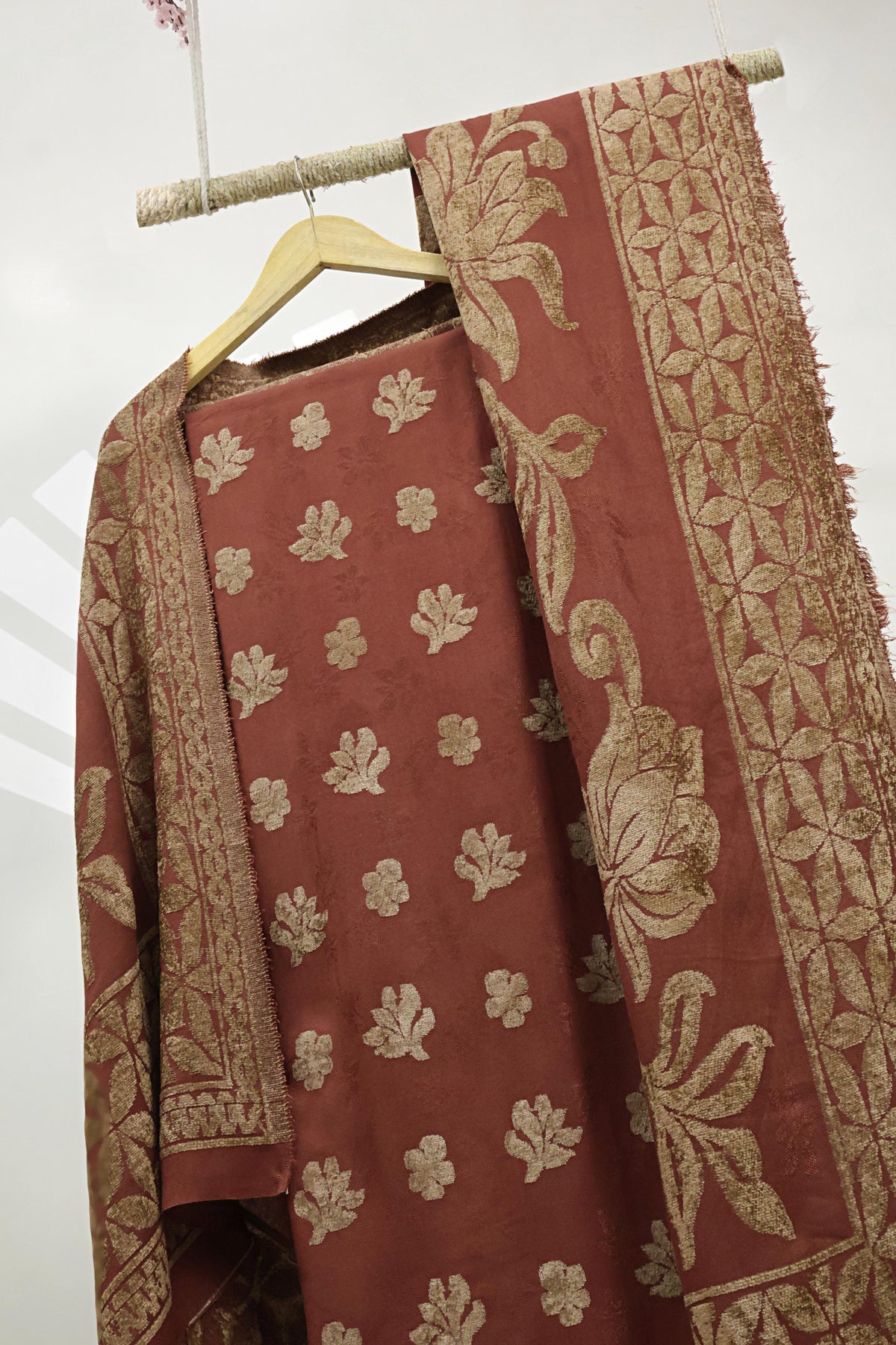 3Piece - Velvet Emboss Pure Marina Suit Razb49