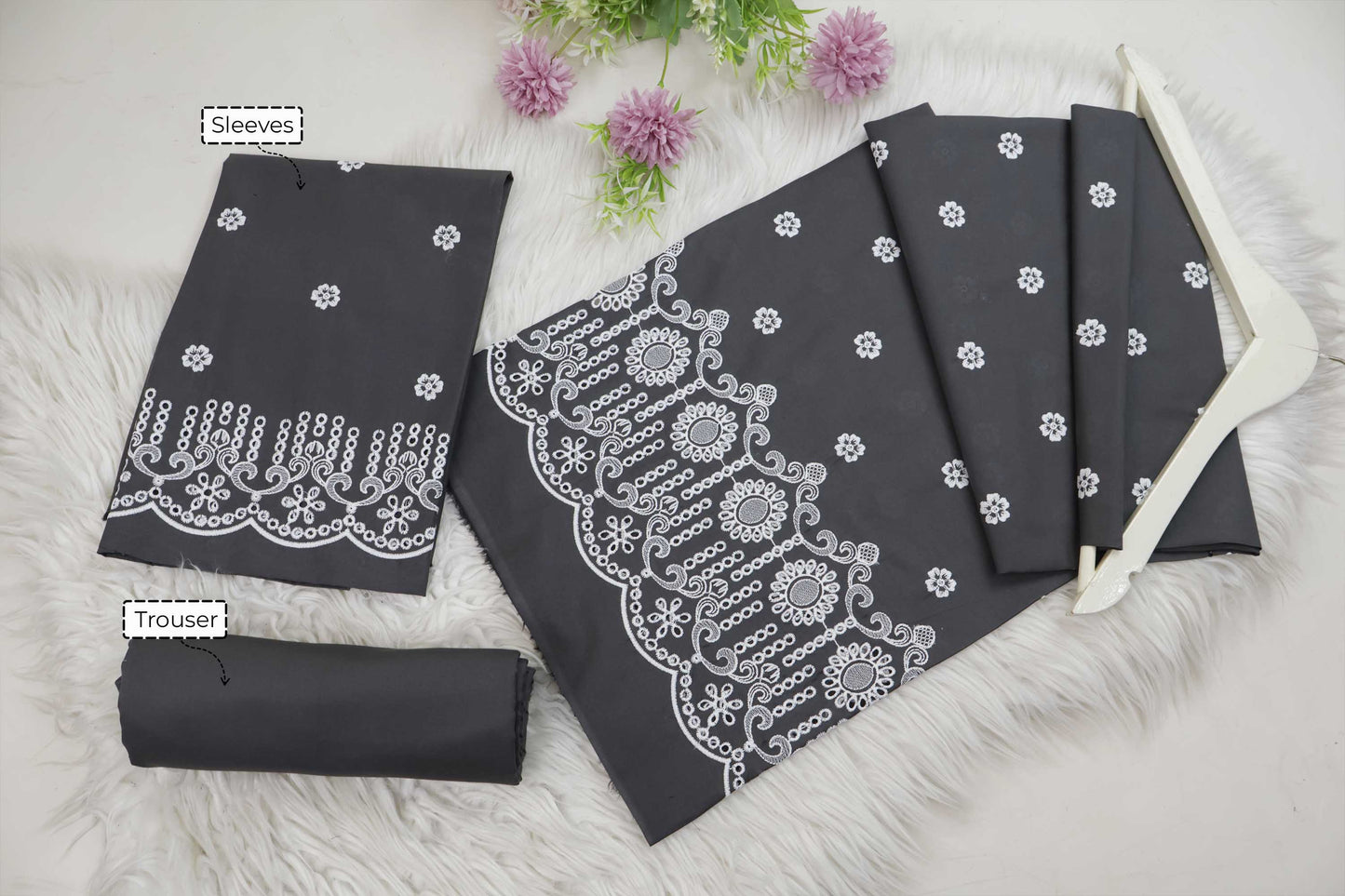 2PC- Embroidered Lawn Suit 2PWR03