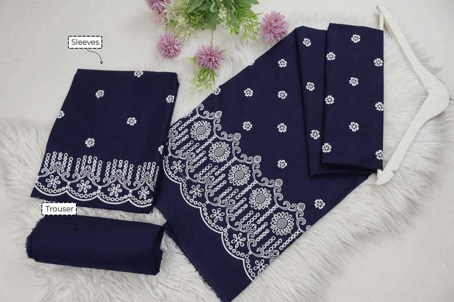 2PC- Embroidered Lawn Suit 2PWR01