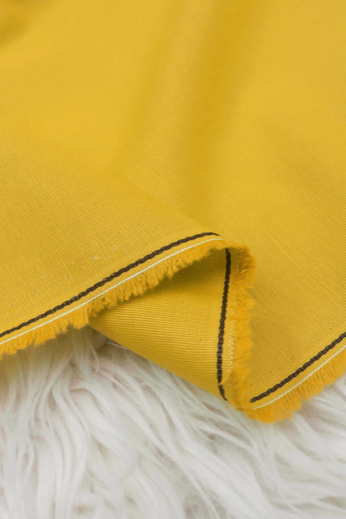 Plain Khaddar Golden Yellow - Shirt Piece