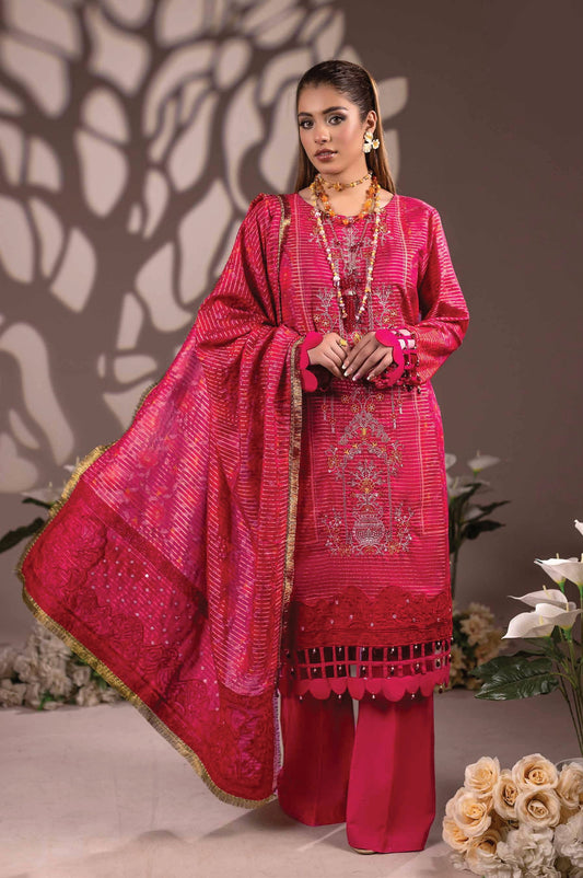 Luxury Lawn Embroidered Suit H25HR06