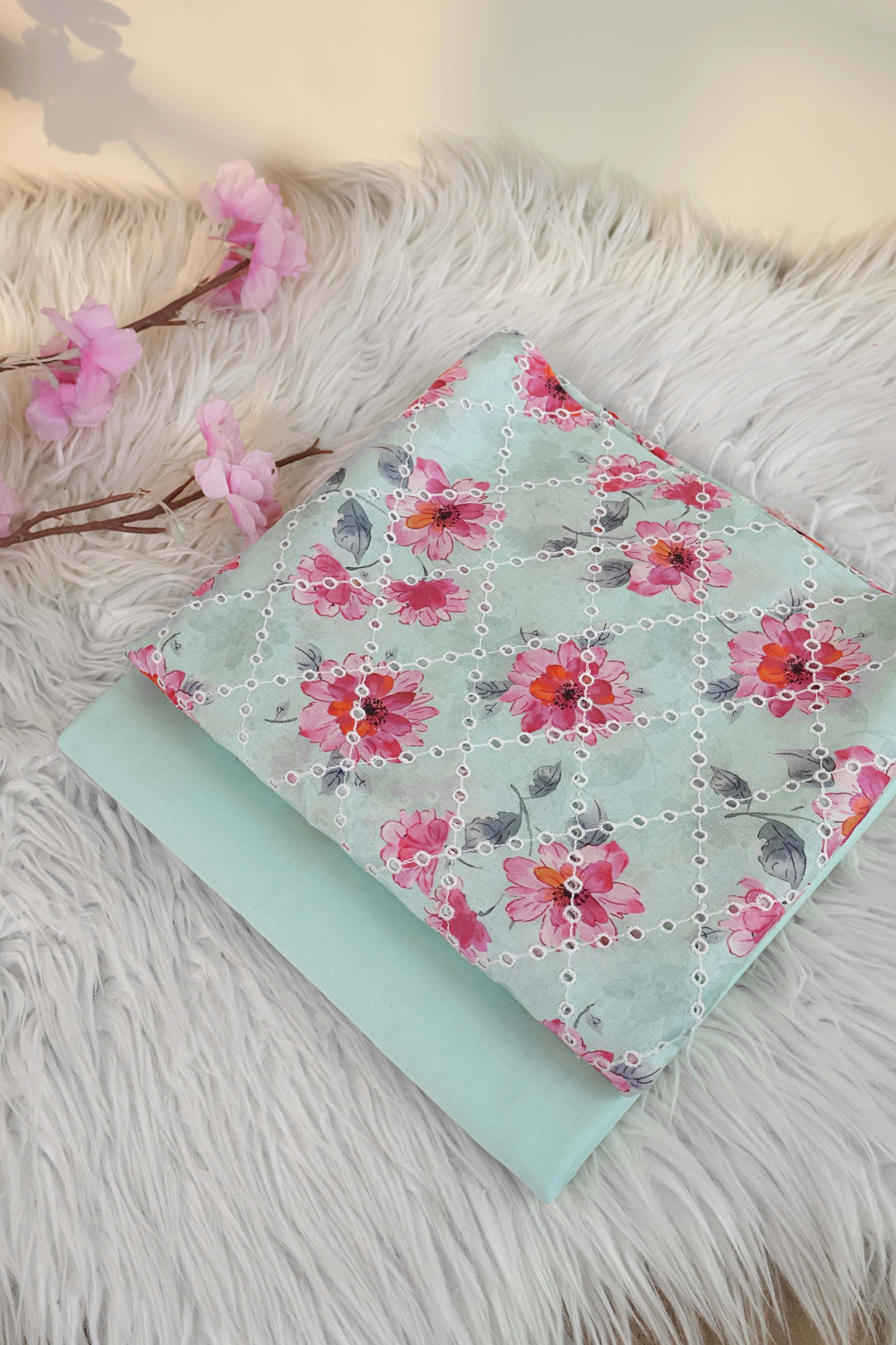 2Piece – Printed Embroidered Lawn S2P19A
