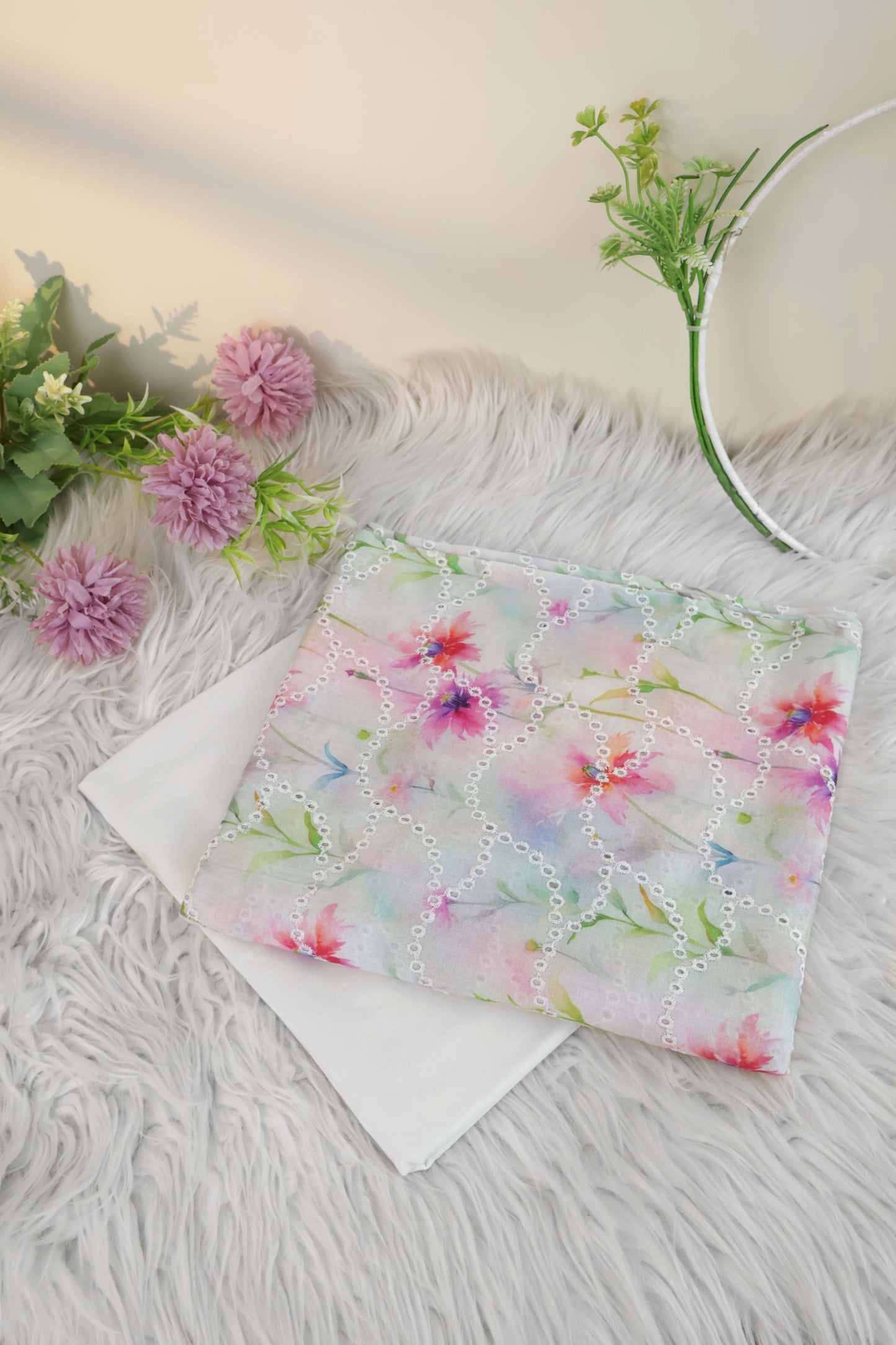 2Piece – Printed Embroidered Lawn S2P09A