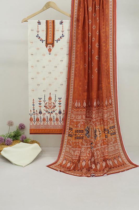 3pc-Lawn Printed Suit L3PP414