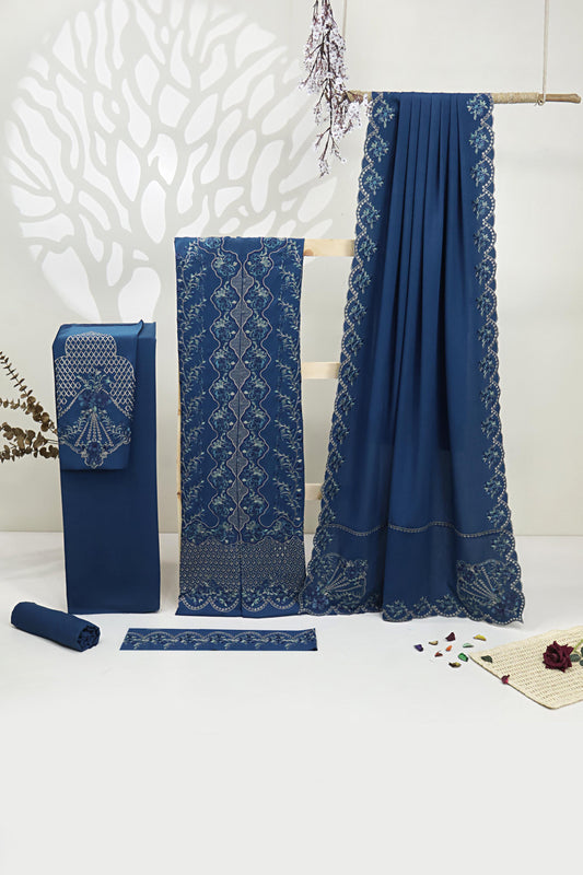 3Piece - Embroidered Karandi Suit WWRV105