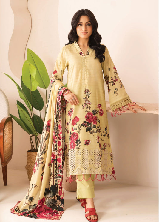 Lawn Embroidered Suit H25JH404