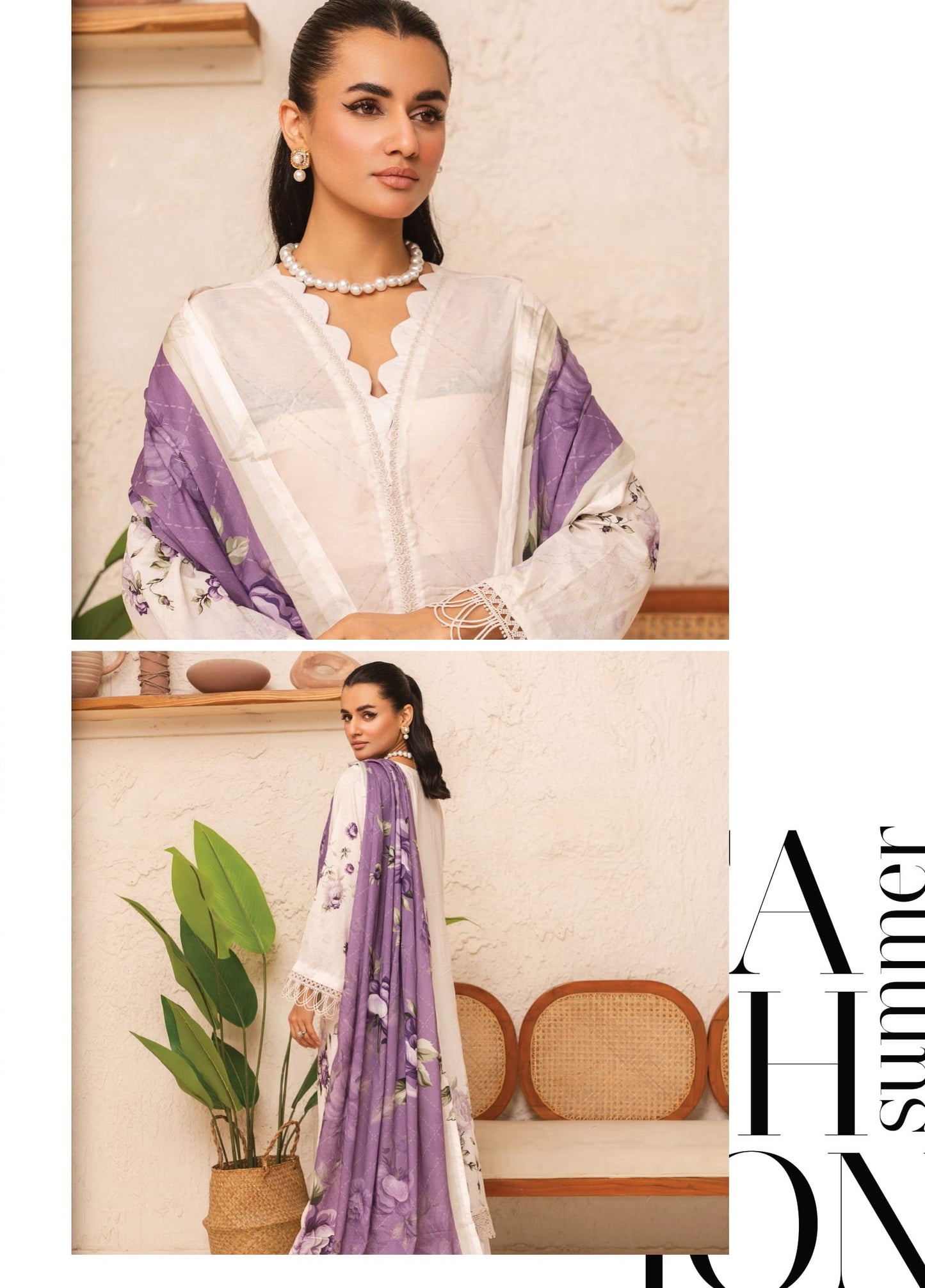 Lawn Embroidered Suit H25JH407