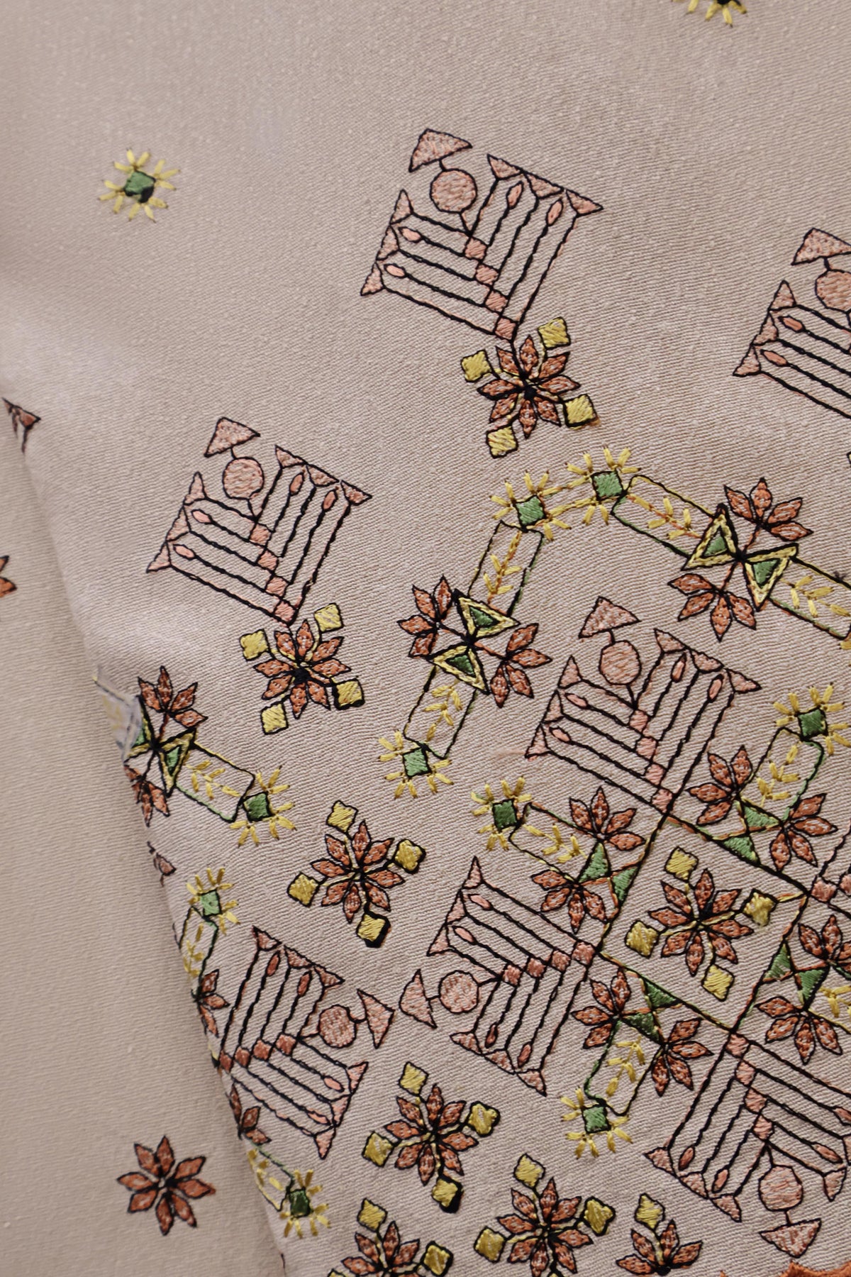 3Piece - Embroidered Karandi Suit WWRV2704