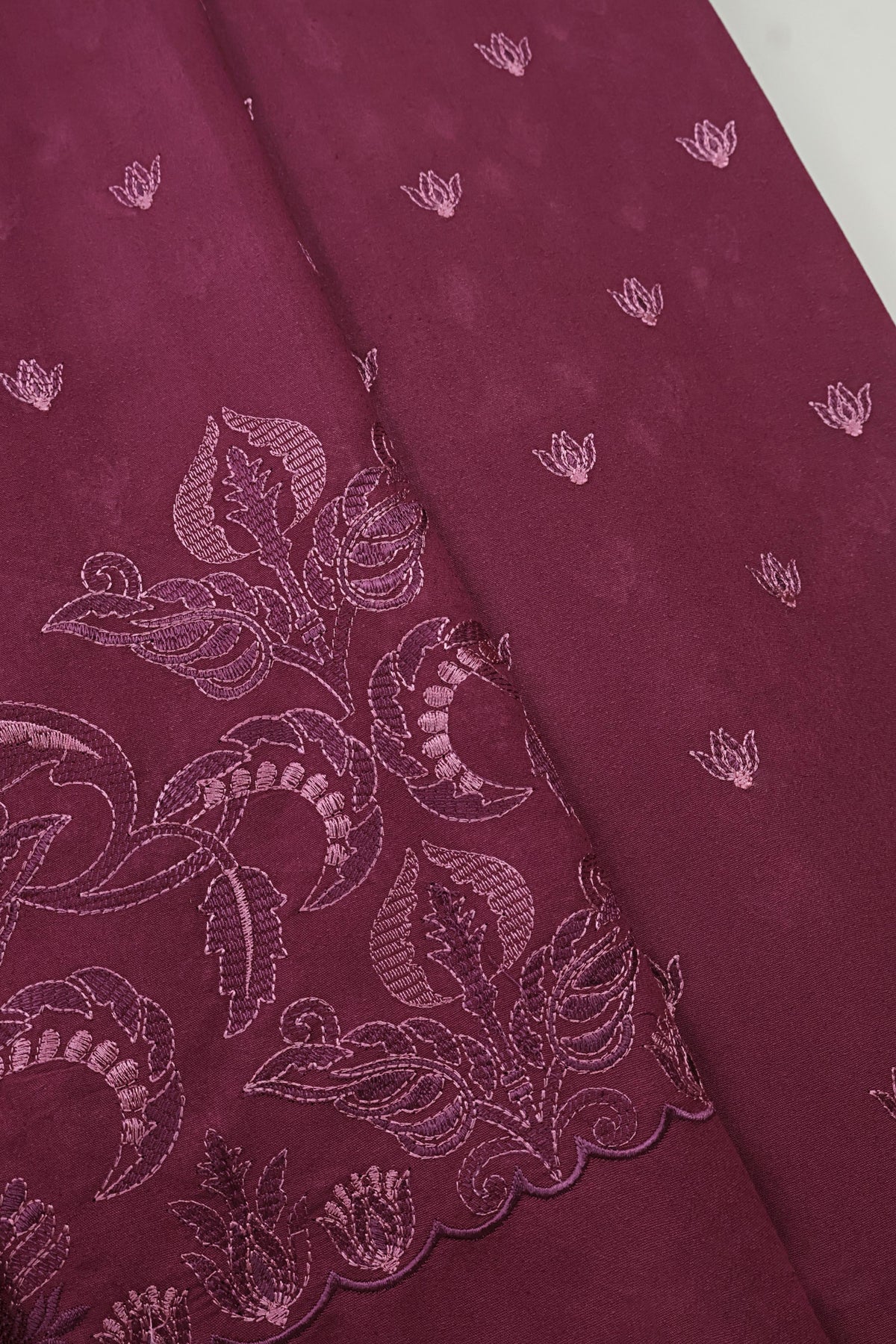 3Piece - Embroidered Karandi Suit WWRV2703