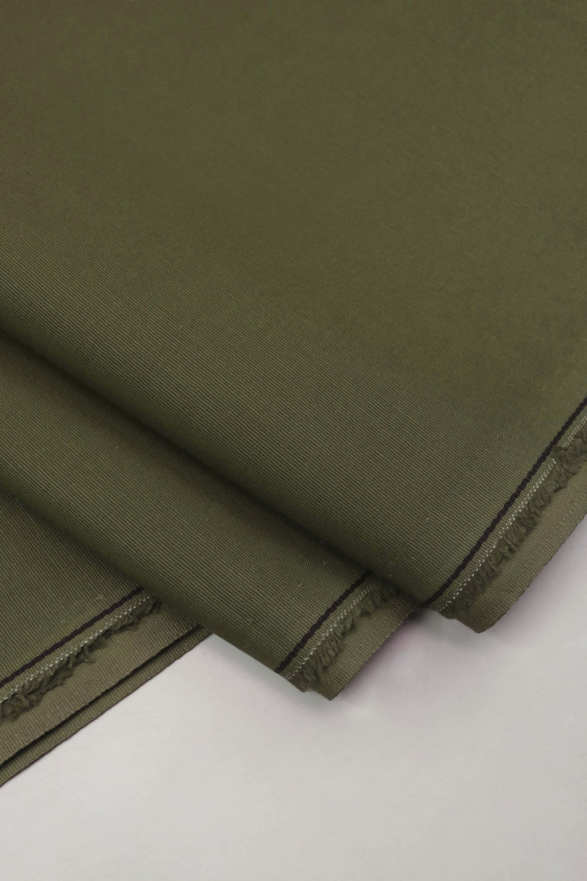 Plain Khaddar Khaki Green - Shirt Piece