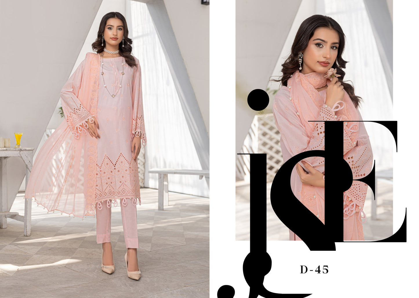 Lawn Embroidered Suit H25KM45