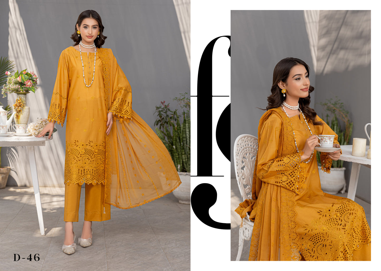 Lawn Embroidered Suit H25KM46