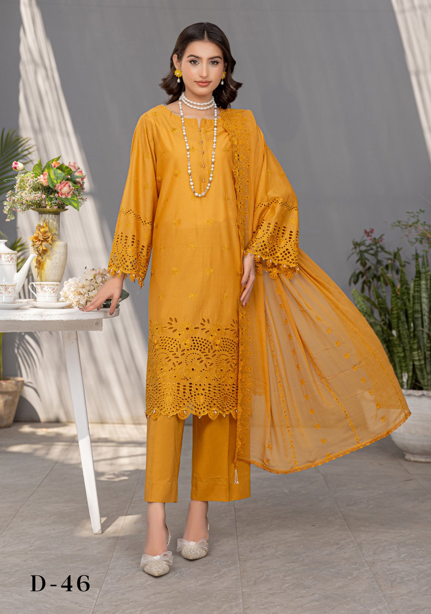 Lawn Embroidered Suit H25KM46