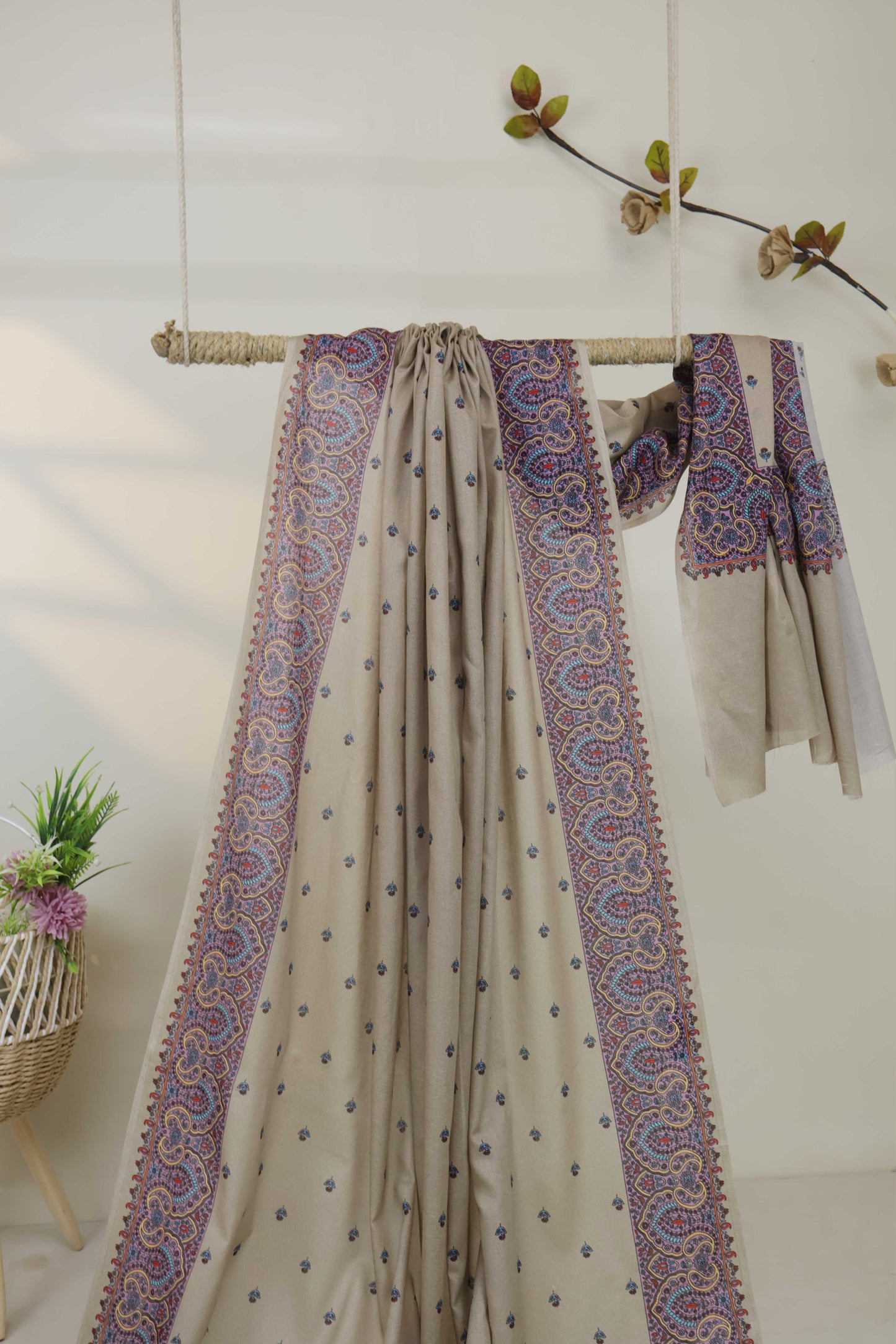Printed Lawn Shawl HLSH28