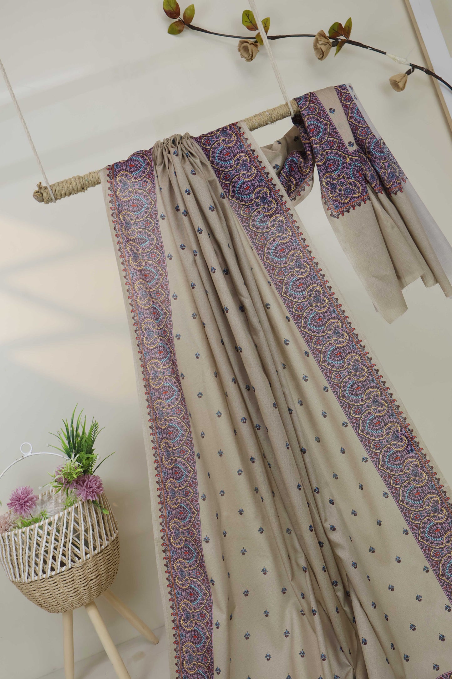 Printed Lawn Shawl HLSH28