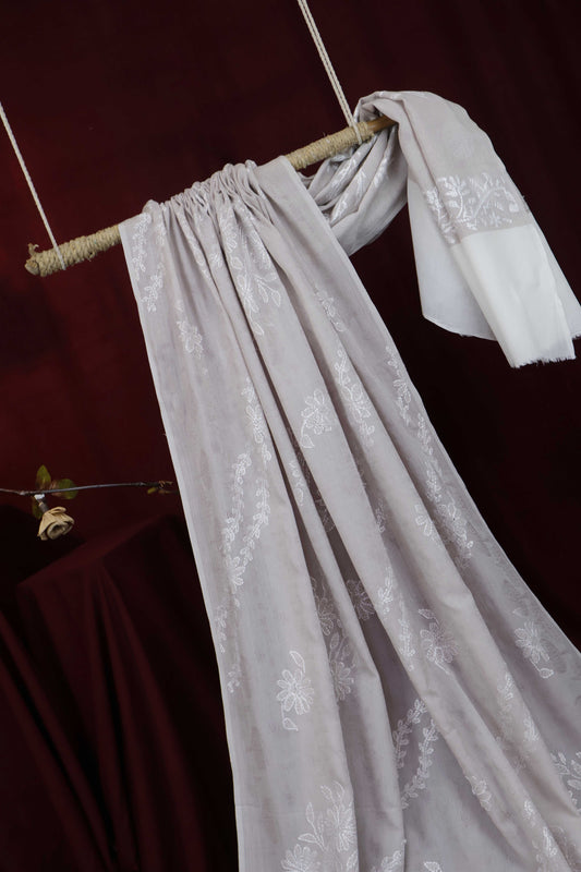 Handmade Embroidered Lawn Shawl HLSH57