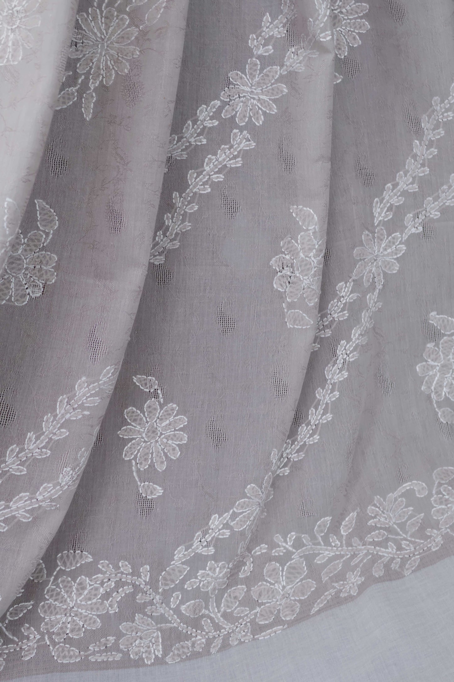 Handmade Embroidered Lawn Shawl HLSH57