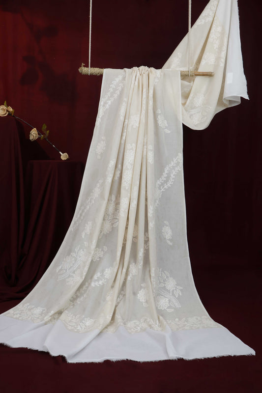 Handmade Embroidered Lawn Shawl HLSH59