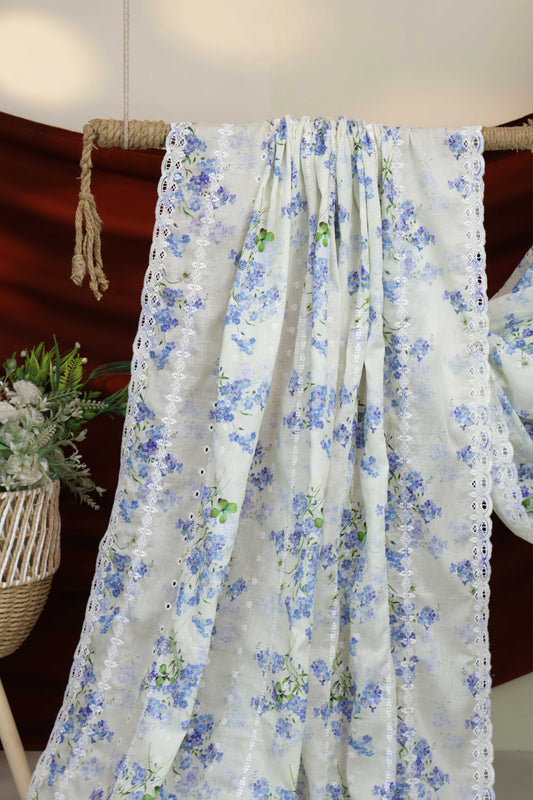 Embroidered Lawn Shawl 3636O