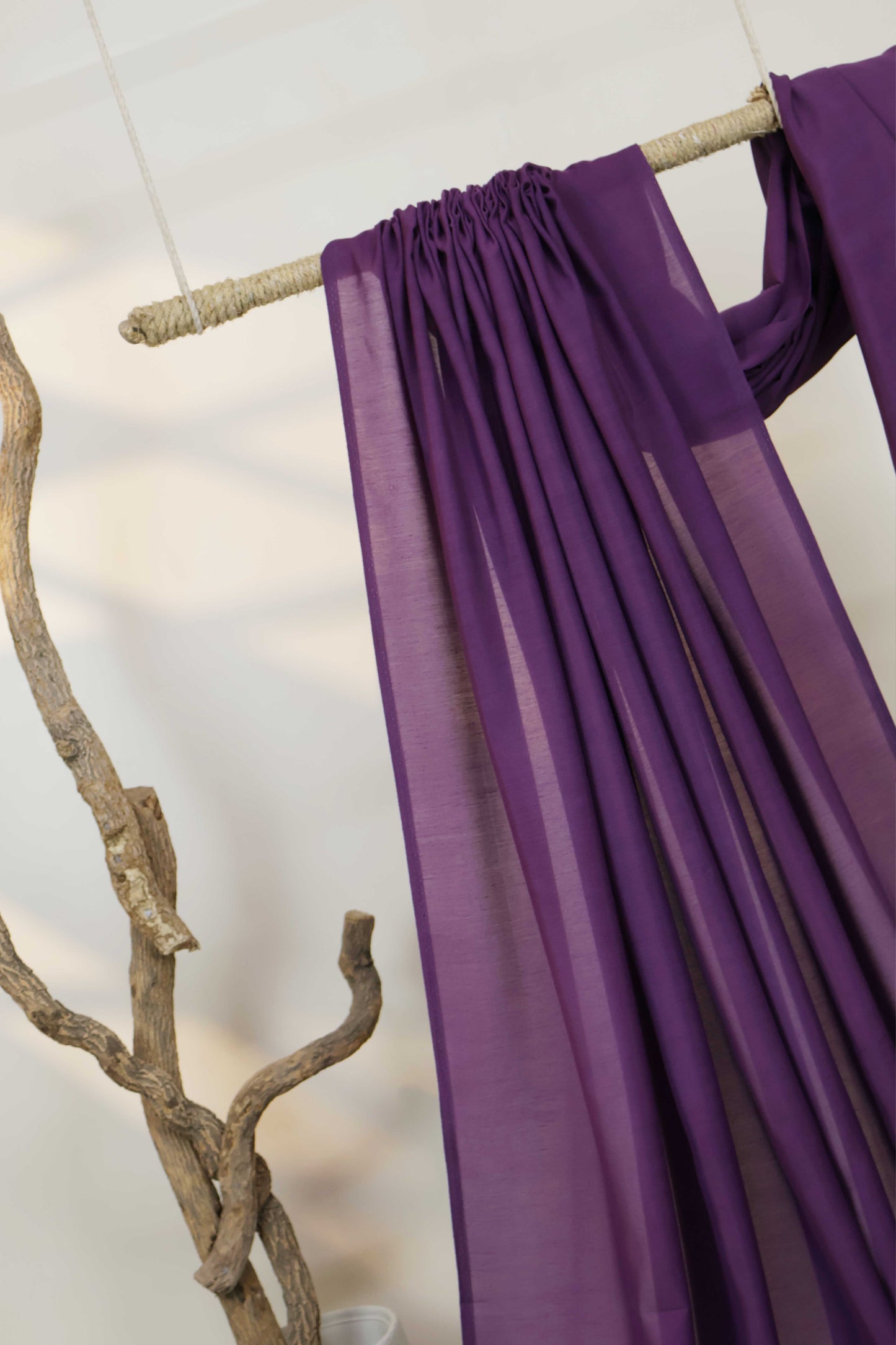 Swiss Voil Plain Shawl