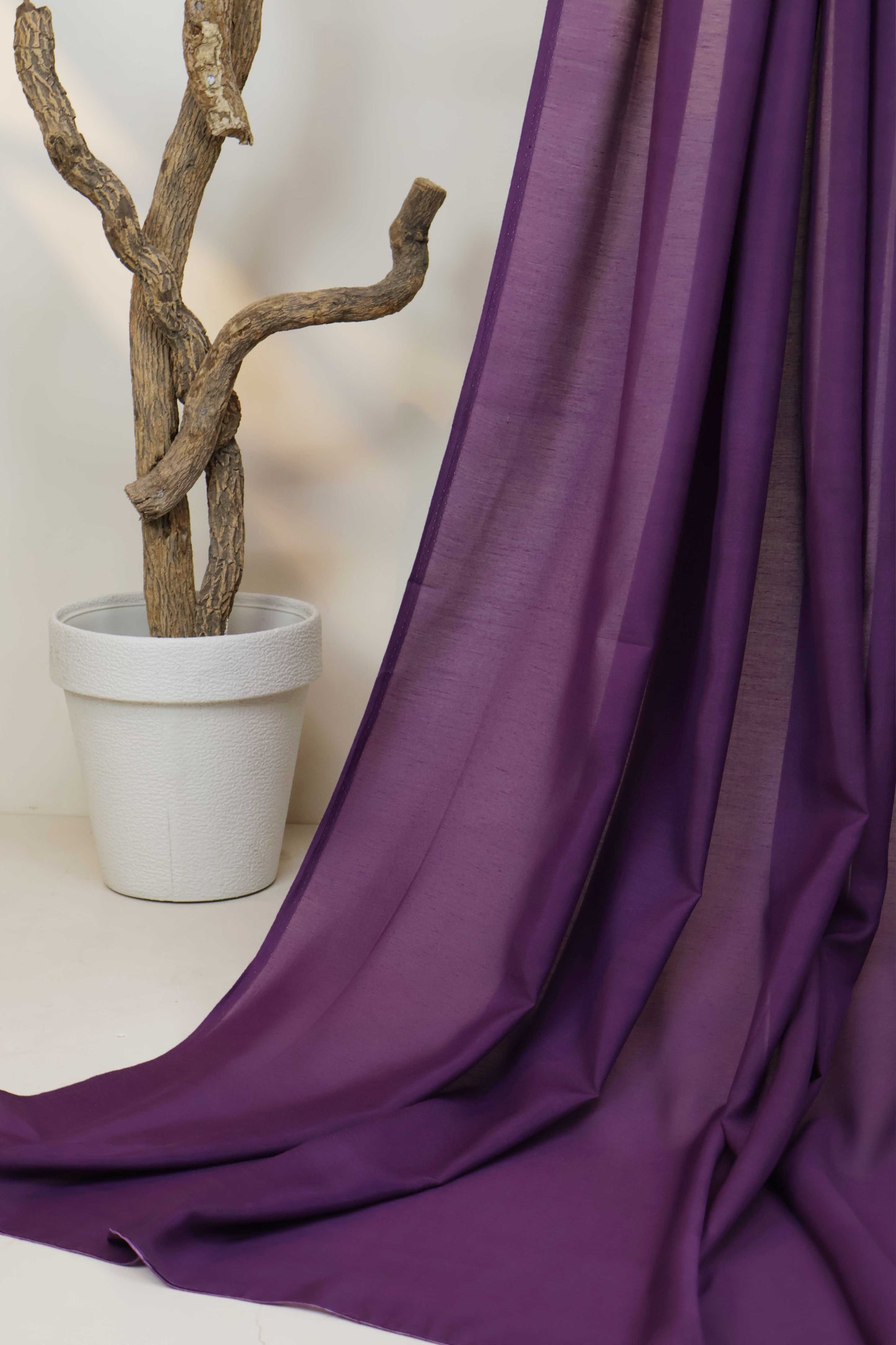 Swiss Voil Plain Shawl
