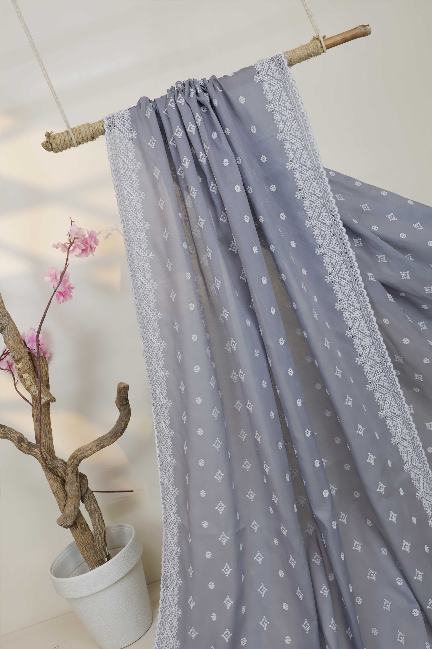 Full Embroidered Lawn Shawl 3800H