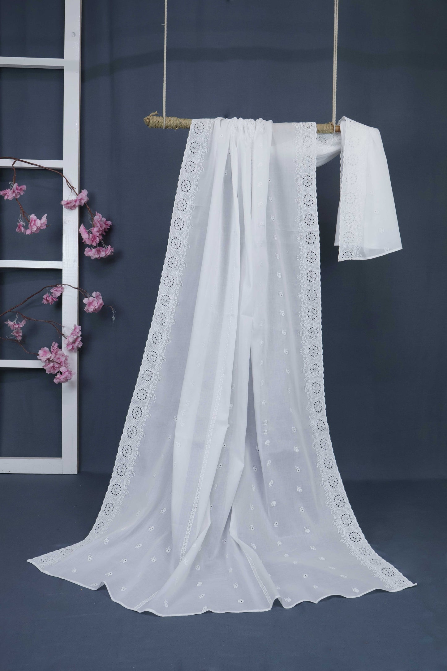 Embroidered Lawn Shawl HLSH79