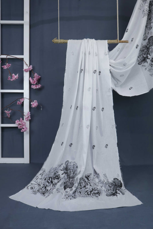 Lawn Jacquard Shawl 3780