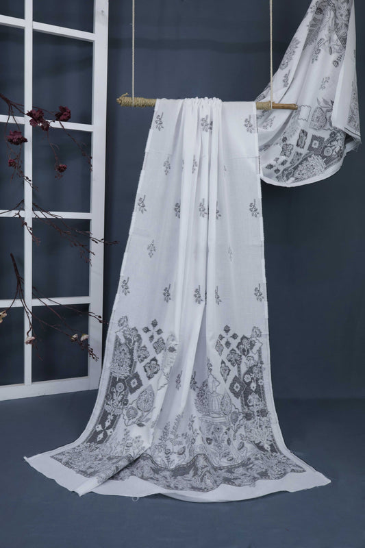 Dyeable Lawn Shawl 2875F