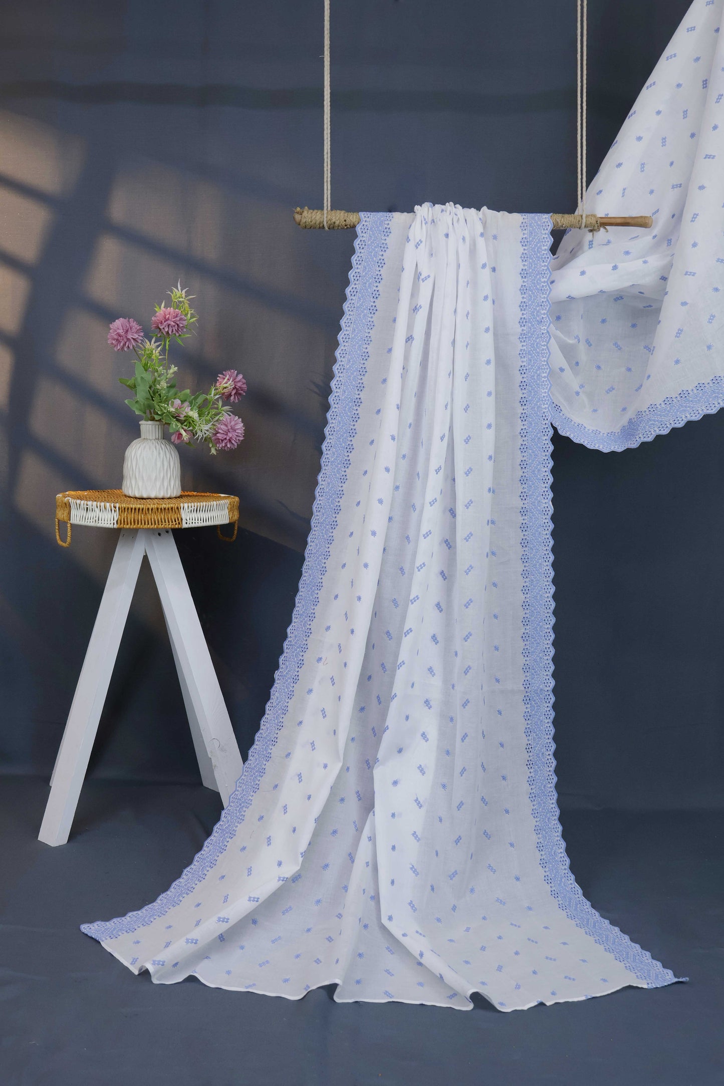 Full Embroidered Lawn Shawl 3806F