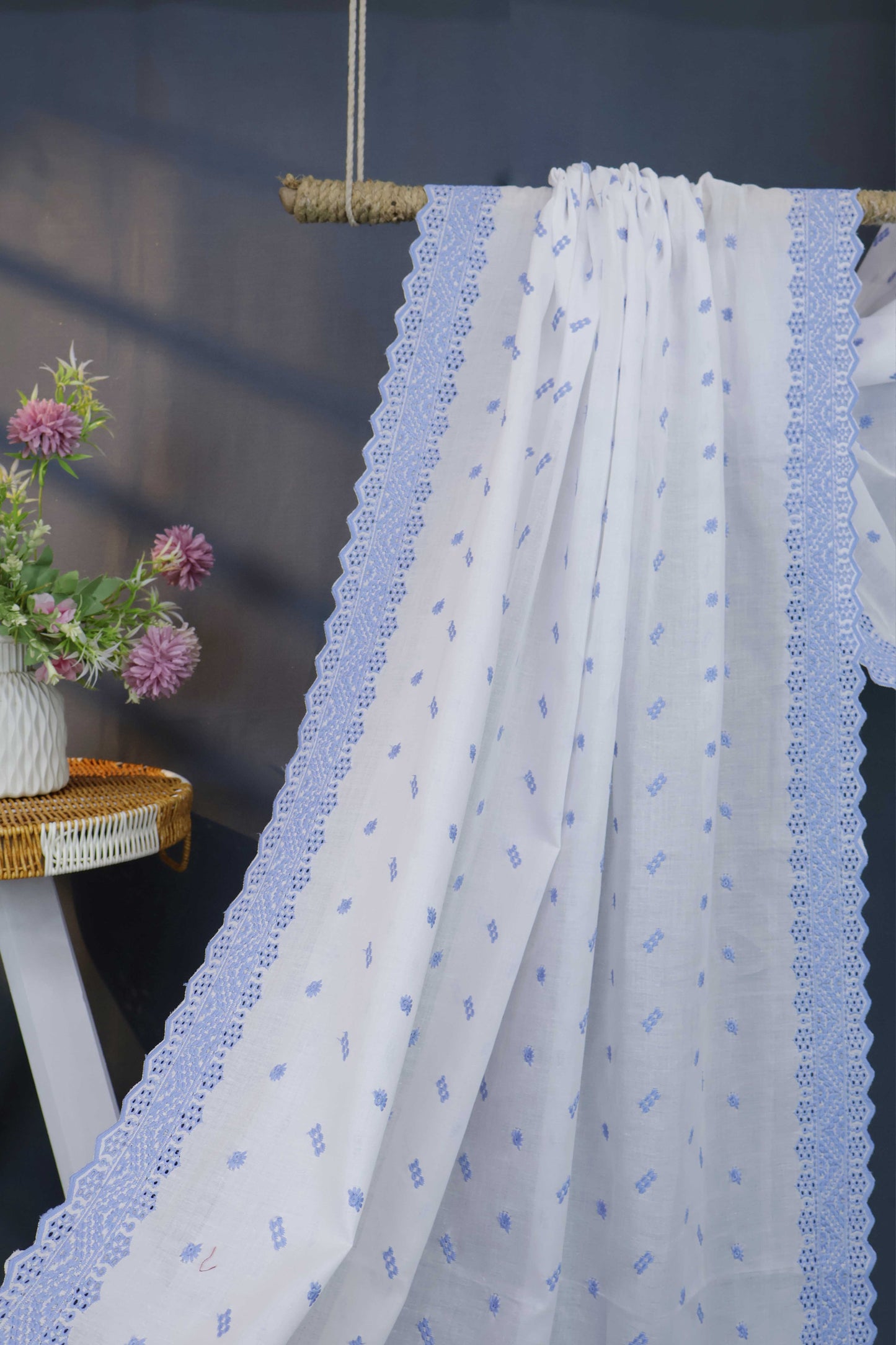 Full Embroidered Lawn Shawl 3806F