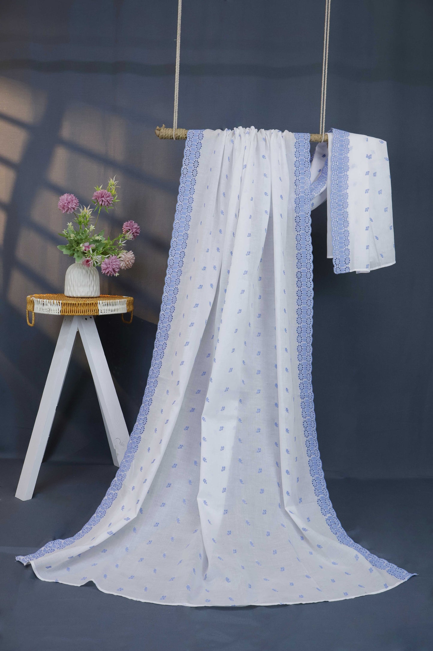Full Embroidered Lawn Shawl 3806G