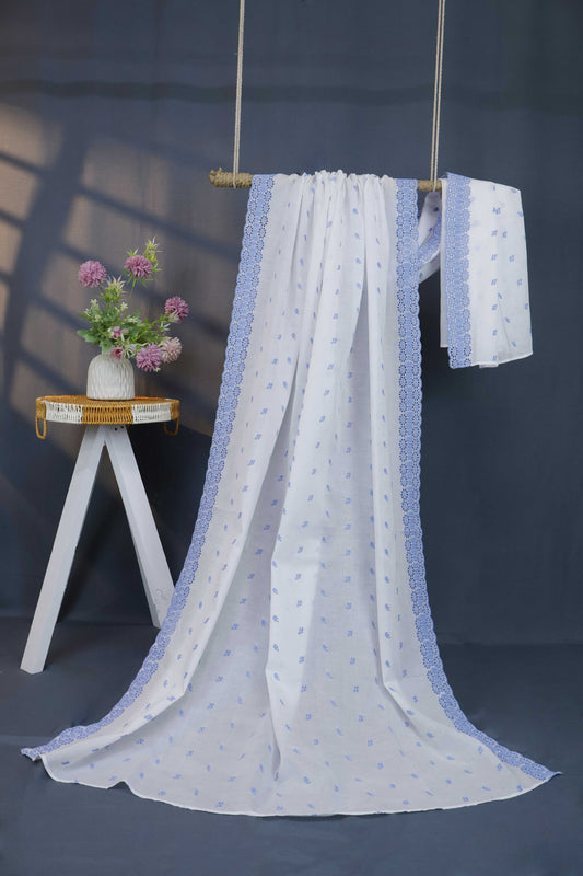 Full Embroidered Lawn Shawl 3806G