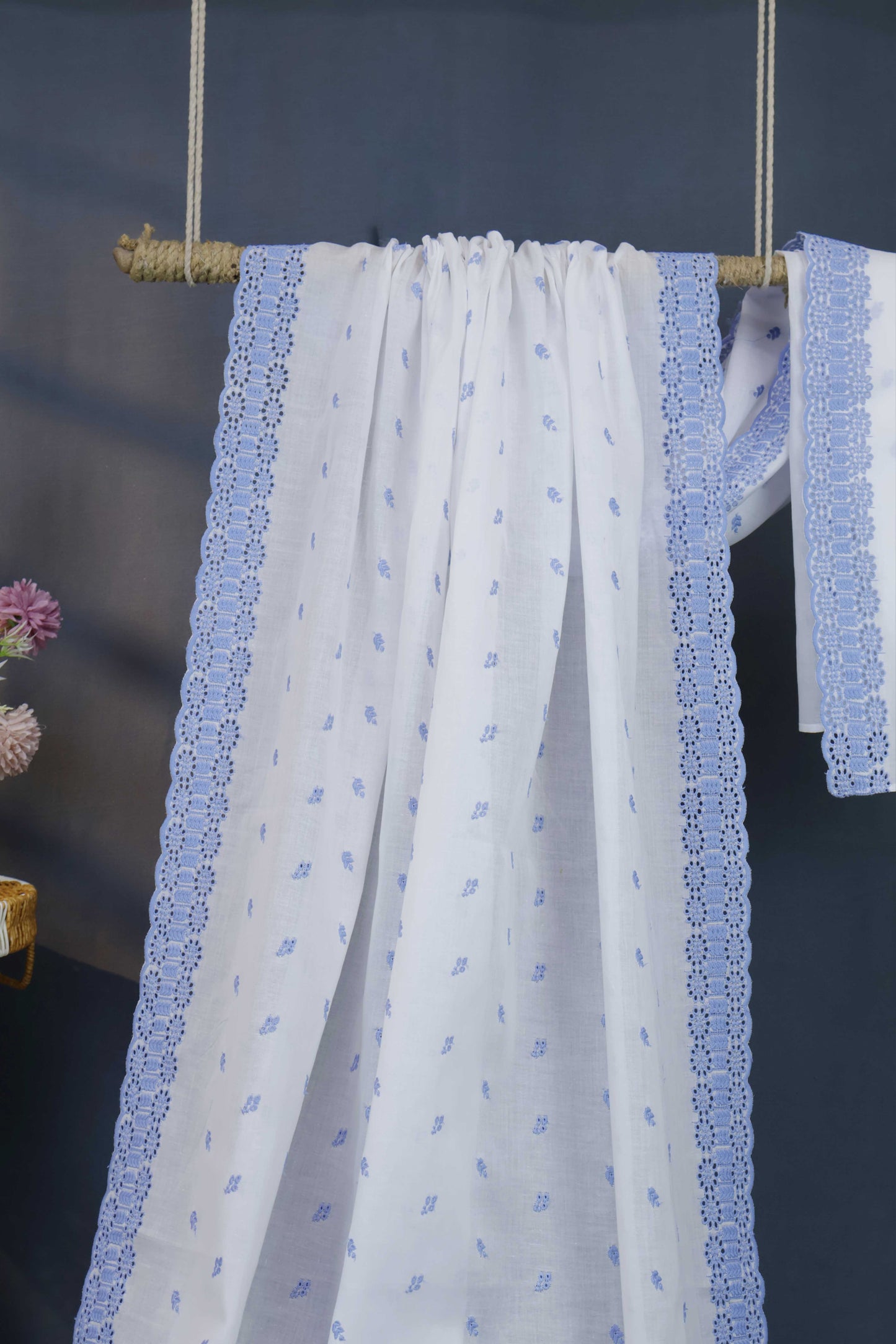 Full Embroidered Lawn Shawl 3806G