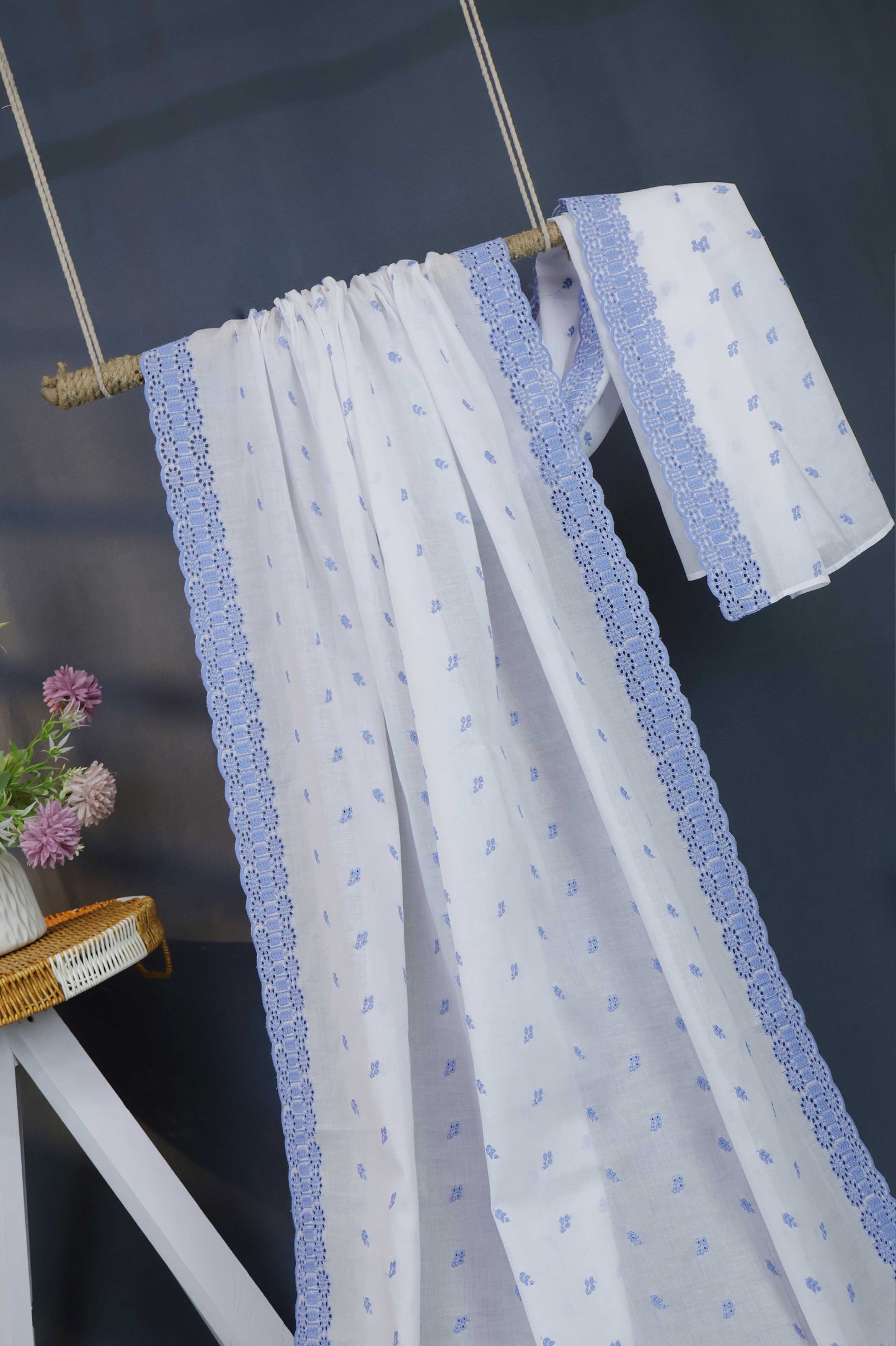 Full Embroidered Lawn Shawl 3806G