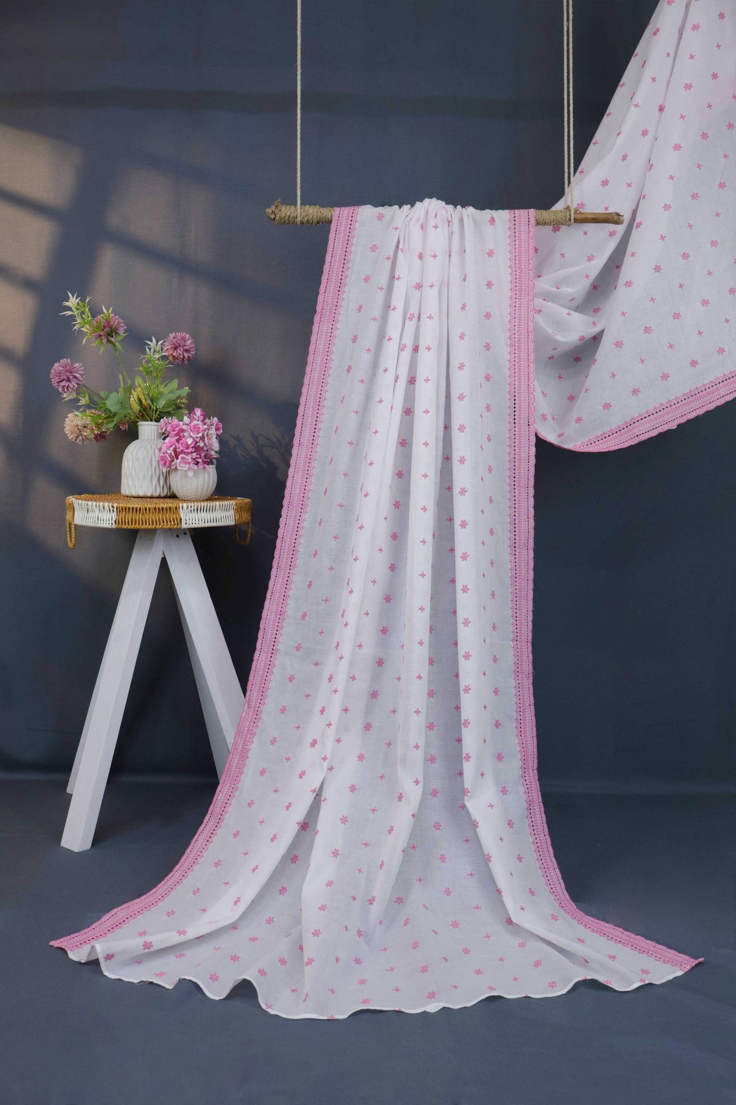 Full Embroidered Lawn Shawl 3806C