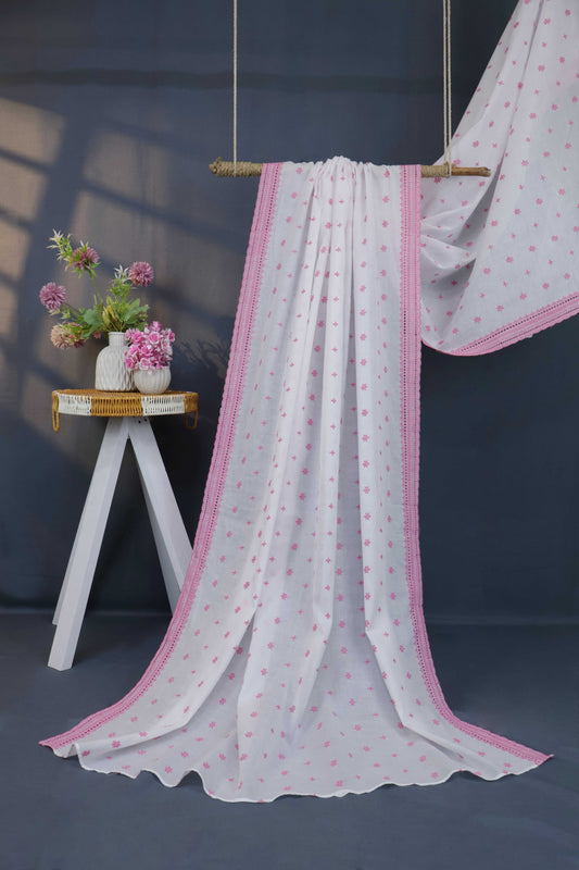 Full Embroidered Lawn Shawl 3806C