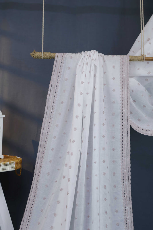 Full Embroidered Lawn Shawl 3806B