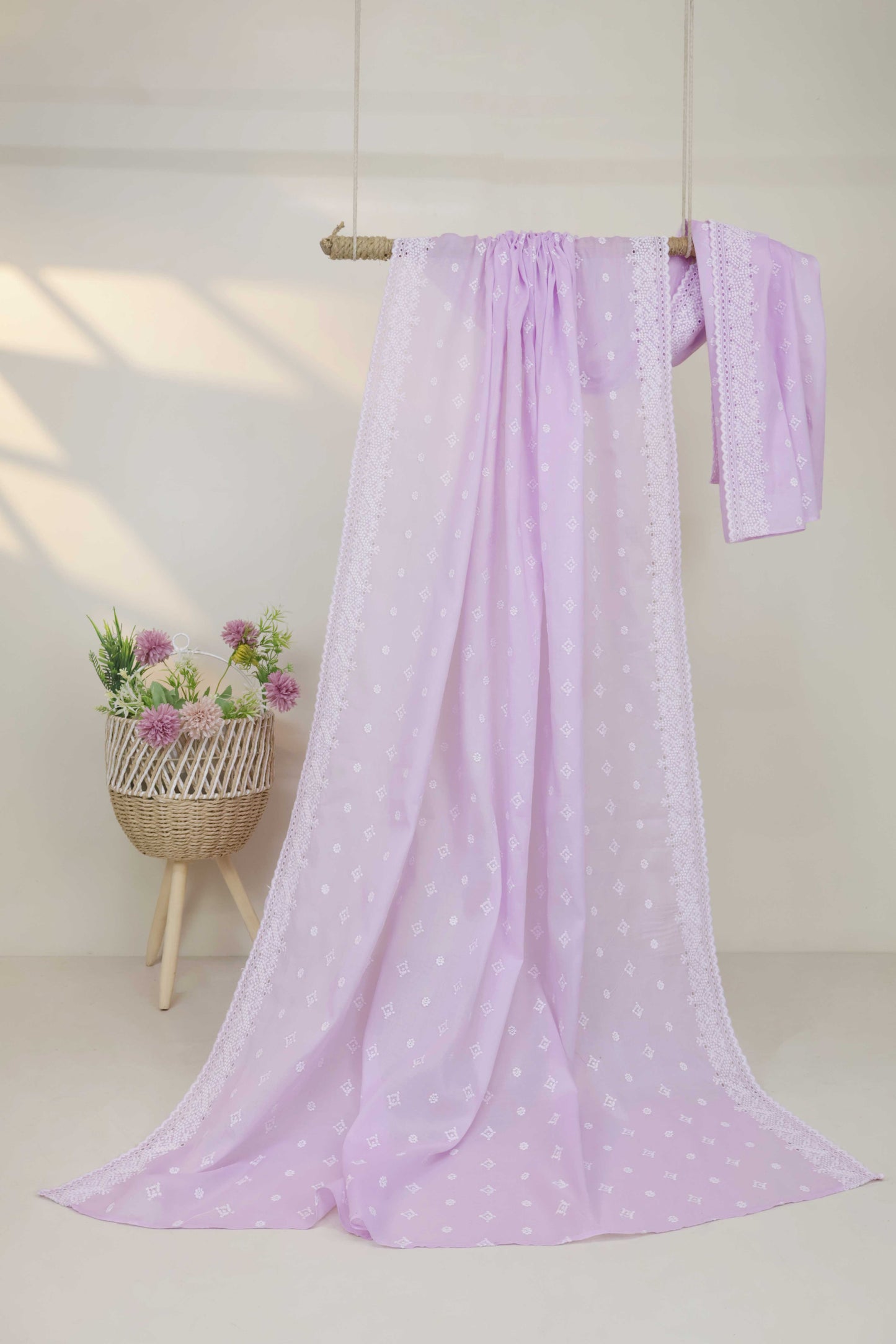 Full Embroidered Lawn Shawl 3800J