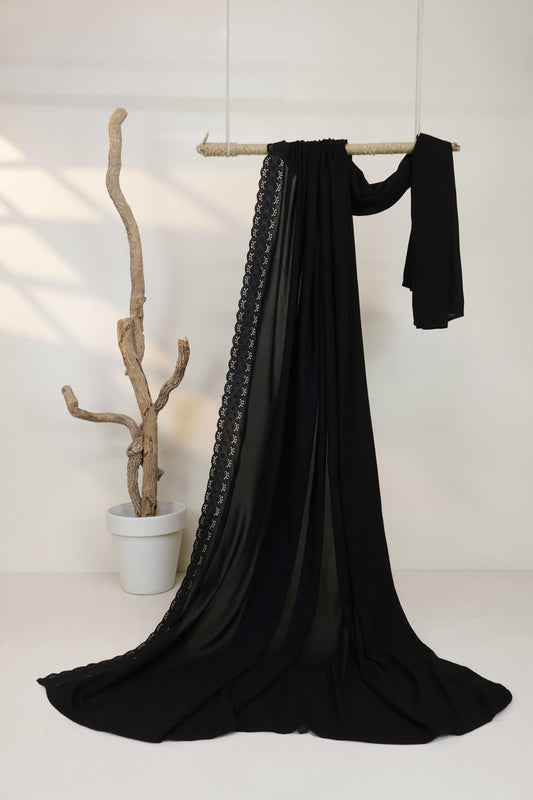 Embroidered Boarder Shawl HLSH71