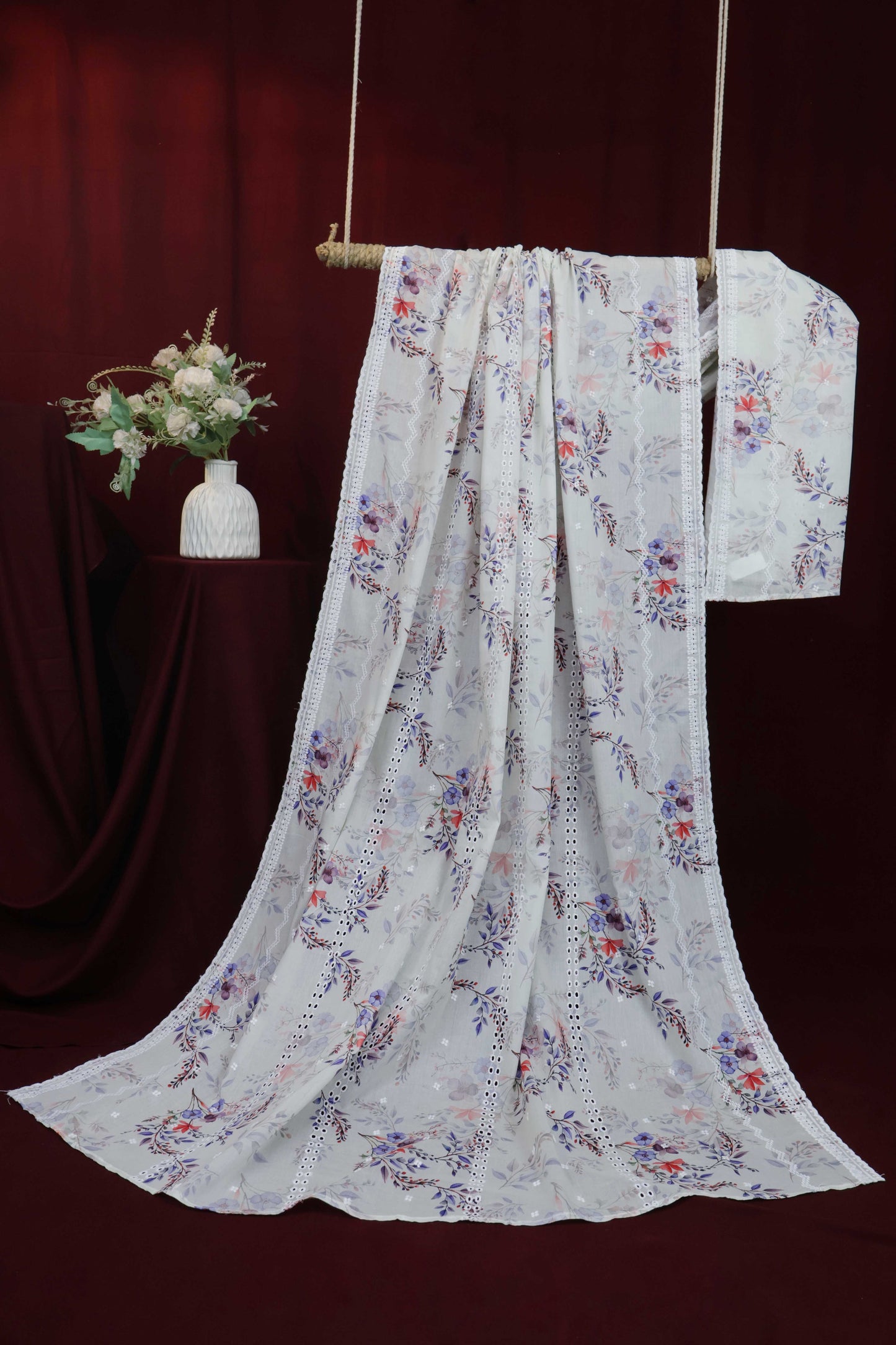 Embroidered Lawn Shawl LSST06