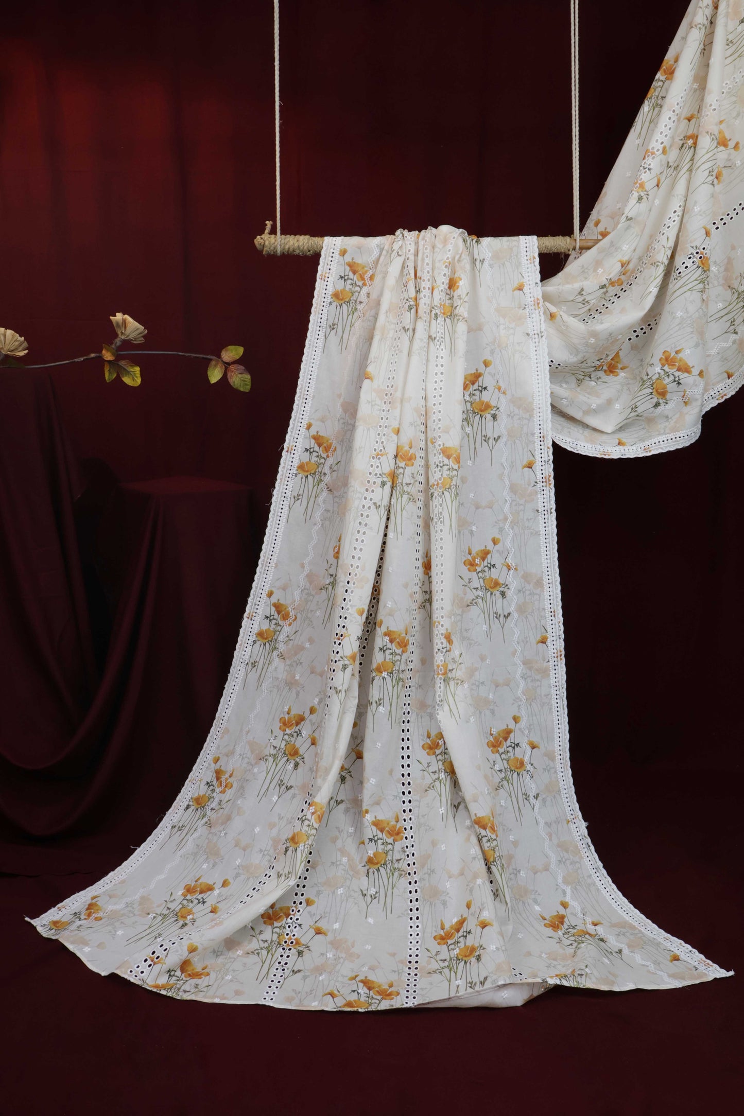 Embroidered Lawn Shawl LSST28