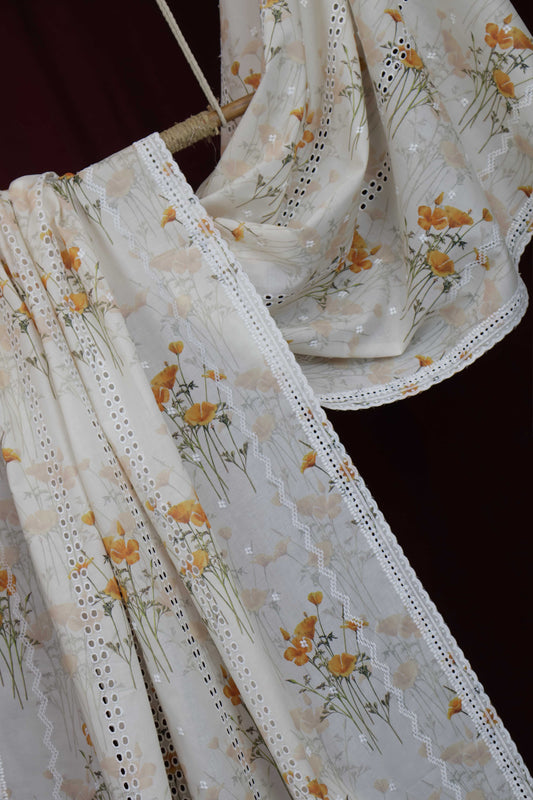 Embroidered Lawn Shawl LSST28